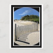 Sandzaun Postkarte (Vorderseite)