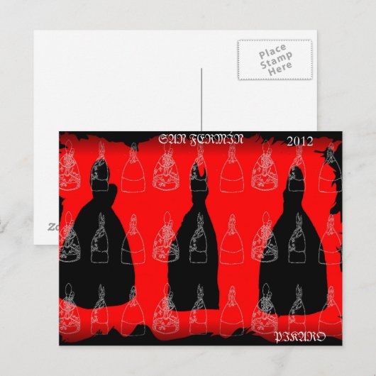 SANFERMIN POSTKARTE (Vorne/Hinten)