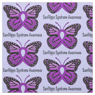 Sanfilippo-Syndrom Schmetterling der Hoffnung Stoff