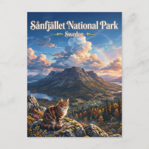 Sånfjället Nationalpark Schweden Postkarte