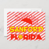 Sanford, Florida Postkarte (Vorne/Hinten)