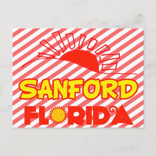Sanford, Florida Postkarte (Vorderseite)