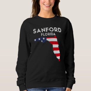 Sanford Florida USA Bundesstaat Amerika Reise Flor Sweatshirt
