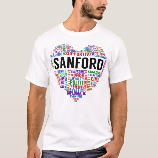 SANFORD Legend Heart T-Shirt (Vorderseite)
