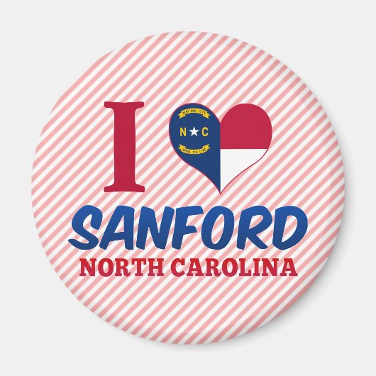 Sanford, North Carolina Magnet (Vorne)