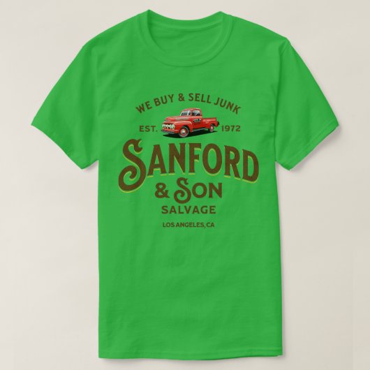 Sanford Son Salvage Est 1972 T-Shirt (Design vorne)