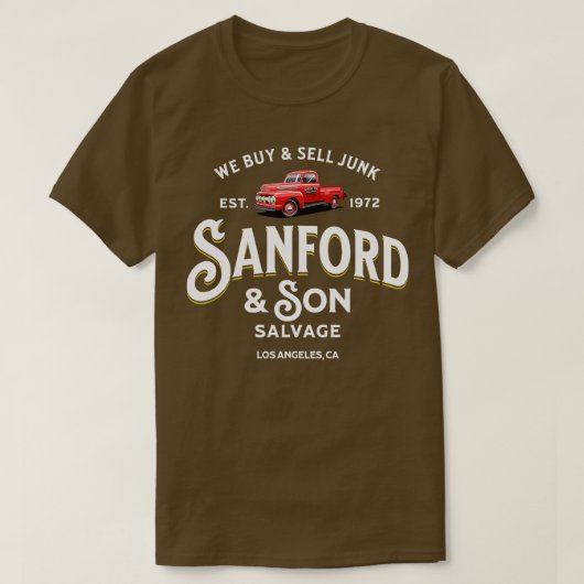 Sanford Son Salvage Wir kaufen und verkaufen Junk T-Shirt (Design vorne)