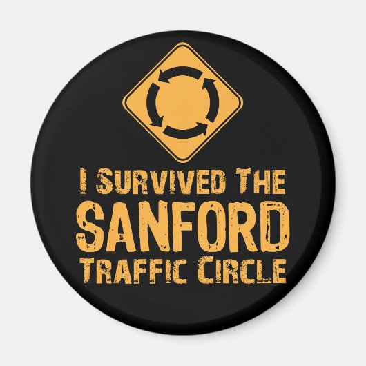 Sanford Traffic Circle Magnet (Vorne)