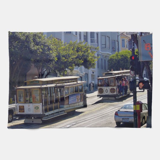 SanFrancisco001 Geschirrtuch (Horizontal)