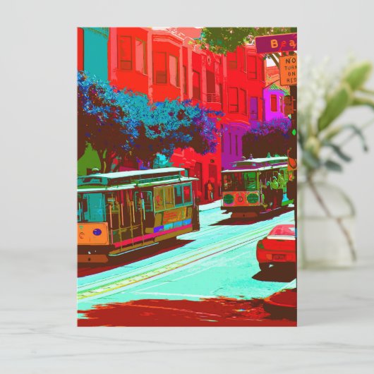 SanFrancisco 001 Feiertagskarte (Stehend Vorderseite)