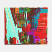 SanFrancisco 001 Fleecedecke (Vorderseite (Horizontal))