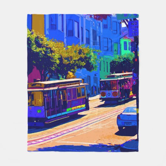 SanFrancisco 002 Fleecedecke (Vorderseite)