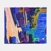 SanFrancisco 002 Fleecedecke (Vorderseite (Horizontal))