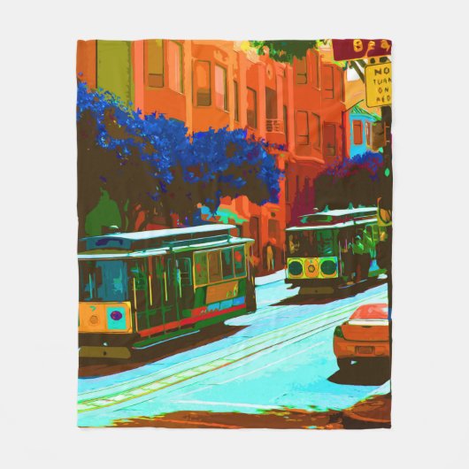 SanFrancisco 004 Fleecedecke (Vorderseite)