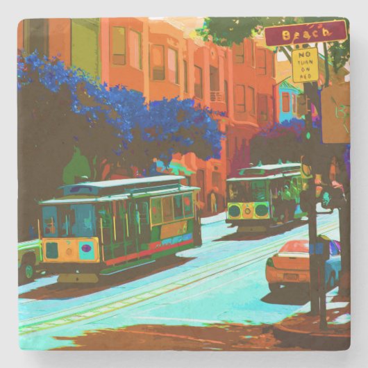 SanFrancisco 004 Steinuntersetzer (Vorderseite)