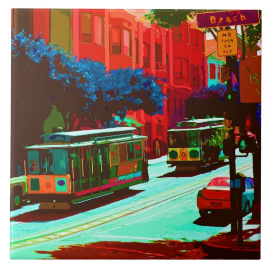 SanFrancisco 005 Fliese (Vorderseite)