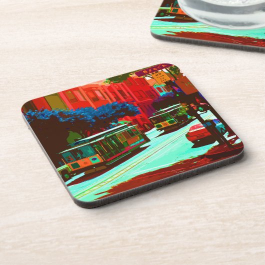 SanFrancisco 005 Getränkeuntersetzer (Linke Seite)