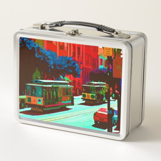 SanFrancisco 005 Metall Brotdose (Vorderseite)