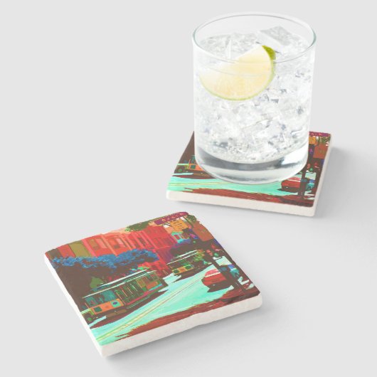 SanFrancisco 005 Steinuntersetzer (Seitenansicht)