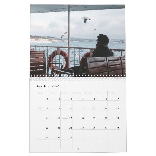 sanft 12 Monate Kalender (Mär 2026)