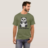 Sanft aber gefährlich | Grumpy Kawaii Panda T-Shirt (Vorne ganz)