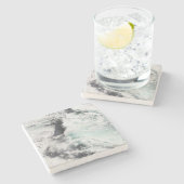 Sanft abstürzen 1 steinuntersetzer (Seitenansicht)