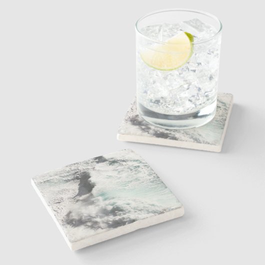 Sanft abstürzen 1 steinuntersetzer (Seitenansicht)