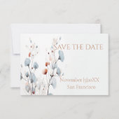 sanft blumenelegant Save the Date (Vorderseite)