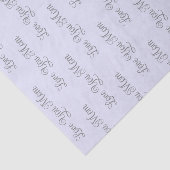 Sanft Elegantes Lila & Grau Skript Muttertag Seidenpapier (Ausschnitt)