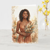 Sanft / Emotional Karte (Gelbe Blume)