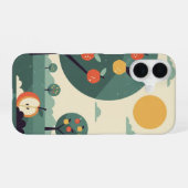 Sanft Farbiger Retro-Hain iPhone 16 Hülle (Rückseite (Horizontal))