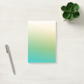 Sanft gelblich-grün post-it klebezettel (Büro)