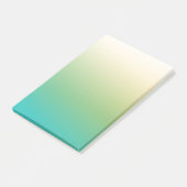 Sanft gelblich-grün post-it klebezettel (angewinkelt)