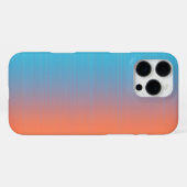 Sanft getöntes Orange Blau iPhone Hülle (Rückseite (Horizontal))