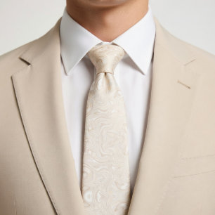 Sanft Mild Beige Krawatte