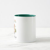Sanft neutraler Hirsch-Mutter-Baby-Erstes Mutterta Tasse (Zentrum)