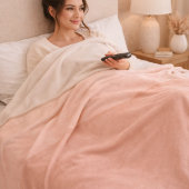 Sanft Rosa Ombre-Fleece-Decke Fleecedecke