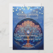 Sanfte Ausstrahlung | Tree of Life B&B Einladung (Vorderseite)