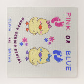 sanfte Babyparty-Design Puzzle (Horizontal)
