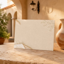 Sanfte Beige Blumige Minimale Mexikanische Garten 