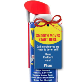 Sanfte Bewegungen starten hier Realtor Housewärmin Geschenkanhänger