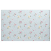 Sanfte Blaue Rosen-Aquarell-Blumen Stoff (Yard (91,4 cm))