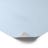 Sanfte blaue Selbstmitgefühl-Zitat – Minimalistisc Poster (Ecke)