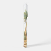 Sanfte Blaue Strandsereität Minimal Elegante Küste iPhone Hülle (Rechte Seite)