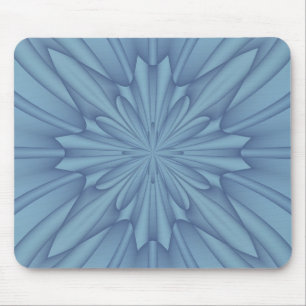 Sanfte Blaue Weihnachtssterne Mousepad