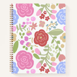 Sanfte Blumen Notizblock
