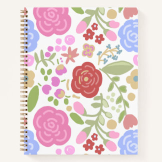 Sanfte Blumen Notizblock
