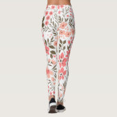 Sanfte Blumträume Leggings (Rückseite)