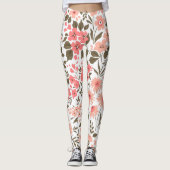 Sanfte Blumträume Leggings (Vorderseite)