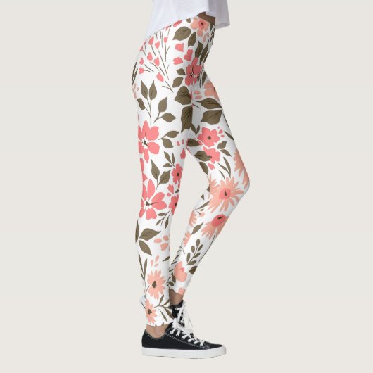Sanfte Blumträume Leggings (Rechts)